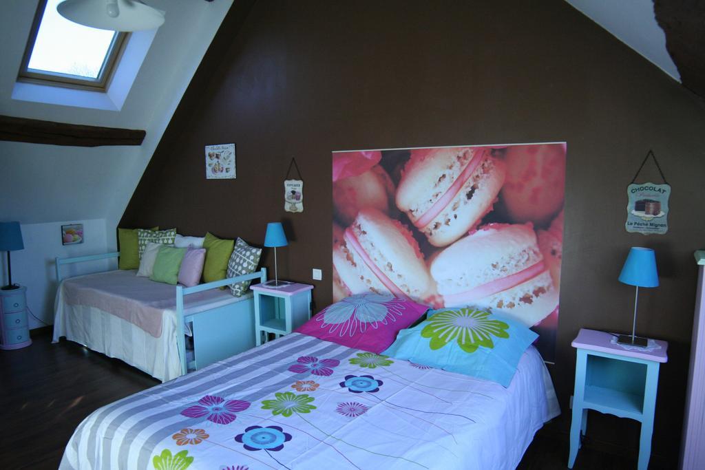 Chambre D'Hotes Du Domaine De La Haute Poignandiere Saint-Germain-de-la-Coudre Rum bild